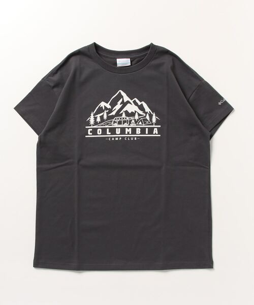 Columbia(コロンビア)の「コロンビア ウィメンズヤハラフォレストショートスリーブTシャツ(Tシャツ/カットソー・レディース・オフホワイト/ブラウン/サーモンピンク/ダークグレー・M/L/XL/S)」の2枚目の写真