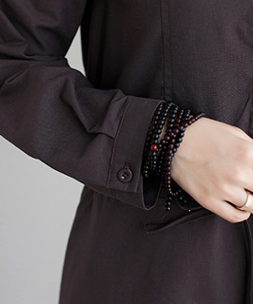 セール】襟付きシャツワンピース（シャツワンピース）｜Amulet