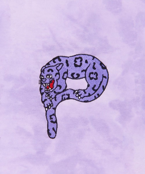 PUNYUS(プニュズ)の「パンサー刺繍タイダイTシャツ(Tシャツ/カットソー・レディース・グリーン/スミクロ/パープル/イエロー/ブルー・3/4)」の22枚目の写真