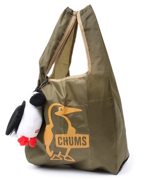 CHUMS(チャムス)の「【CHUMS】Booby Eco Bag(エコバッグ/サブバッグ・レディース・アイボリー系/オリーブ系/ベージュ系/カーキ/レッド系/サックスブルー系・FREE)」の5枚目の写真