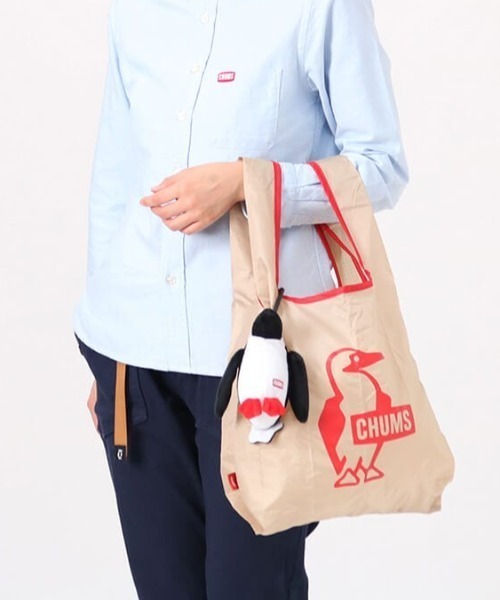 CHUMS(チャムス)の「【CHUMS】Booby Eco Bag(エコバッグ/サブバッグ・レディース・アイボリー系/オリーブ系/ベージュ系/カーキ/レッド系/サックスブルー系・FREE)」の18枚目の写真