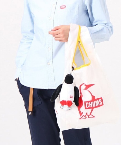 CHUMS(チャムス)の「【CHUMS】Booby Eco Bag(エコバッグ/サブバッグ・レディース・アイボリー系/オリーブ系/ベージュ系/カーキ/レッド系/サックスブルー系・FREE)」の19枚目の写真