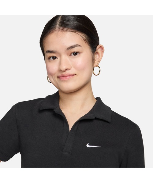 NIKE（ナイキ）の「NIKE/ナイキ WS NSW エッセンシャル S/S ポロシャツ（ポロシャツ・レディース・ブラック/ホワイト/オフホワイト/ライトブルー/ブルー系その他/ホワイト系その他/オレンジ/ベージュ・M/L/XL/S）」の22枚目の写真