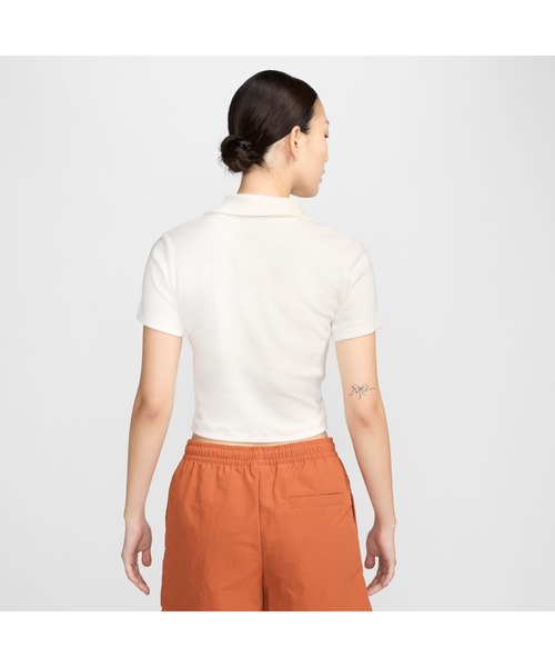 NIKE（ナイキ）の「NIKE/ナイキ WS NSW エッセンシャル S/S ポロシャツ（ポロシャツ・レディース・ブラック/ホワイト/オフホワイト/ライトブルー/ブルー系その他/ホワイト系その他/オレンジ/ベージュ・M/L/XL/S）」の20枚目の写真