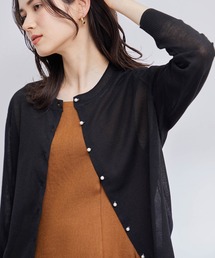 ROPE' | イミテーションパールボタンカーディガン(カーディガン/ボレロ)