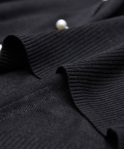 ROPE'（ロペ）の「イミテーションパールボタンカーディガン（カーディガン/ボレロ・レディース・オレンジ系その他2/ブラック/ベージュ系その他・38）」の15枚目の写真