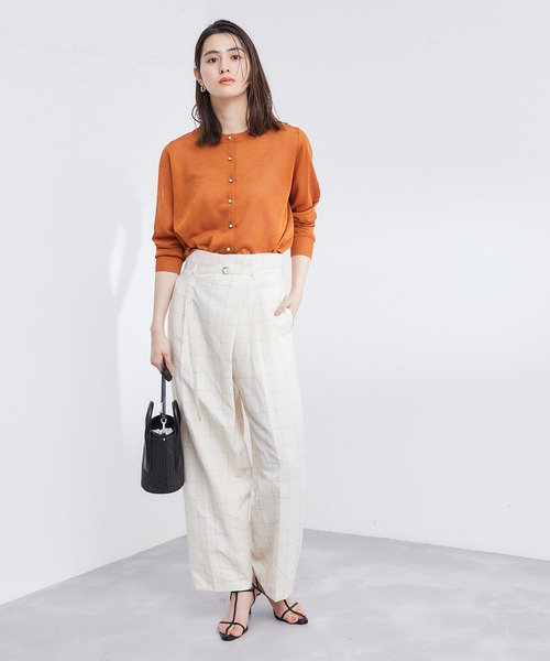 ROPE'（ロペ）の「イミテーションパールボタンカーディガン（カーディガン/ボレロ・レディース・オレンジ系その他2/ブラック/ベージュ系その他・38）」の21枚目の写真