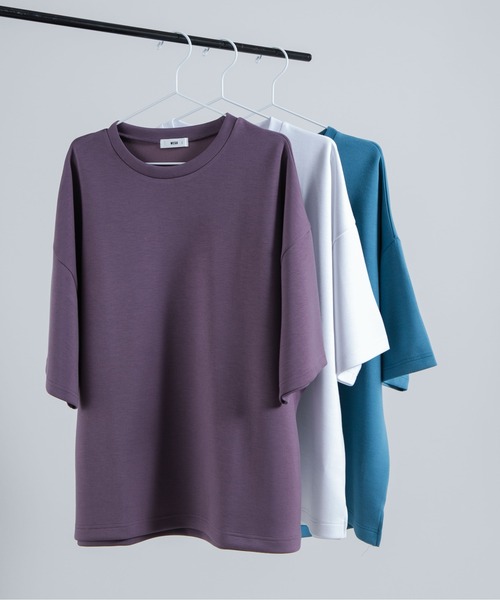 WEGO（ウィゴー）の「WEGO/【WEB限定】トロミドルマンTシャツ（Tシャツ/カットソー・メンズ・パープル/ホワイト/ブルー・MEDIUM/LARGE）」の22枚目の写真