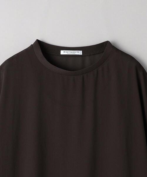 BEAUTY&YOUTH UNITED ARROWS(ビューティーアンドユースユナイテッドアローズ)の「シフォンレイヤード ドルマンスリーブワンピース -ウォッシャブル-(ワンピース・レディース・オリーブ/ブラック/ダークブラウン/その他9・FREE)」の20枚目の写真