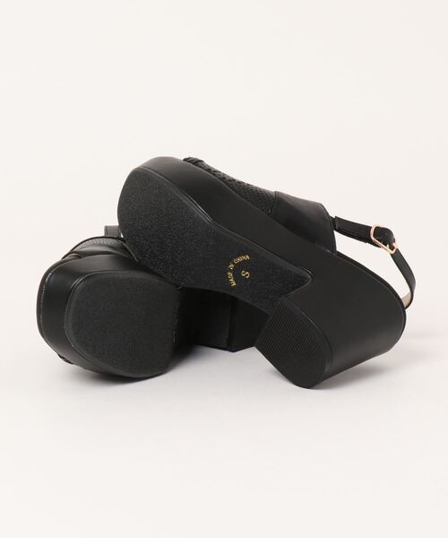 cloverleaf(クローバーリーフ)の「【cloverleaf】 ウェッジカバードサンダル(サンダル・レディース・ライトグリーン/ブラック/アイボリー・M/L/LL/S)」の5枚目の写真