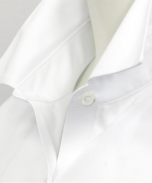 TOKYO SHIRTS(トウキョウシャツ)の「透け防止 形態安定ノーアイロン レギュラー衿 白無地ベーシック 半袖ビジネスワイシャツ(ビジネスシャツ・レディース・ホワイト・XL/LL/L/M/S/XS)」の3枚目の写真