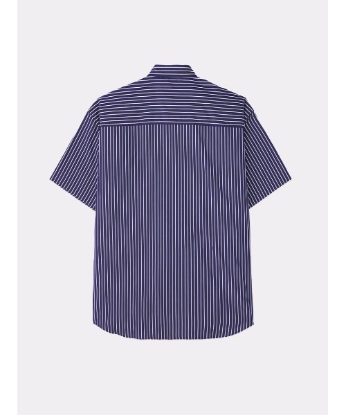 SOFTHYPHEN × THOMAS MASON コットンストライプ半袖シャツ セール】THOMAS MASON STRIPE S/S SHIRT（シャツ/ブラウス