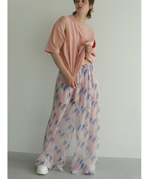 AMAIL（アマイル）の「Marble suke pants（その他パンツ・レディース・ピンク/ブラック・FREE）」の4枚目の写真