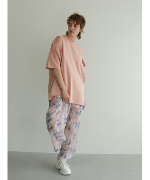 AMAIL（アマイル）の「Marble suke pants（その他パンツ・レディース・ピンク/ブラック・FREE）」の5枚目の写真