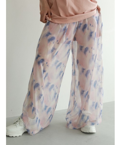 AMAIL（アマイル）の「Marble suke pants（その他パンツ・レディース・ピンク/ブラック・FREE）」の6枚目の写真