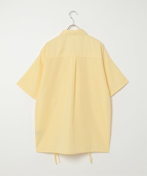 VENCEEXCHANGE(ヴァンスエクスチェンジ)の「フロントシャーリングシャツ(シャツ/ブラウス・レディース・オフホワイト/ブルー/ブラック/イエロー・FREE)」の7枚目の写真