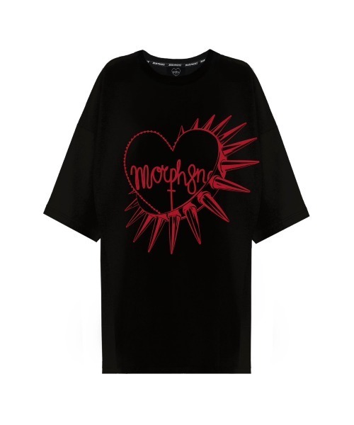 MORPH8NE(モルフィン)の「【MORPH8NE/モルフィン】HELLISH TEE/ ヘリシュ 半袖Tシャツ プリントT オーバーサイズT(Tシャツ/カットソー・レディース・ブラック・ONE SIZE)」の8枚目の写真