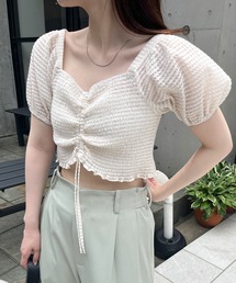 mline | [mline] シャーリングシアーチェックブラウス(シャツ/ブラウス)