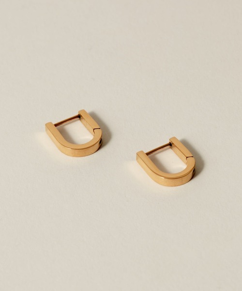 novice（ノーヴィス）の「【novice】U Hoop Pierce［Stainless］（ピアス（両耳用）・レディース・シルバー/ゴールド・FREE）」の6枚目の写真