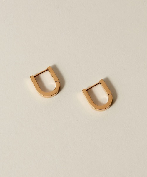 novice（ノーヴィス）の「【novice】U Hoop Pierce［Stainless］（ピアス（両耳用）・レディース・シルバー/ゴールド・FREE）」の7枚目の写真
