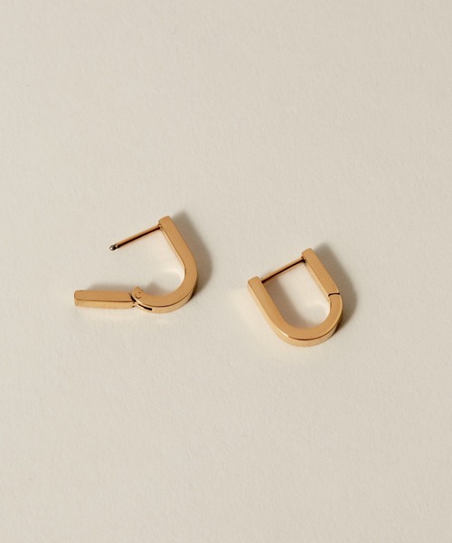 novice（ノーヴィス）の「【novice】U Hoop Pierce［Stainless］（ピアス（両耳用）・レディース・シルバー/ゴールド・FREE）」の8枚目の写真