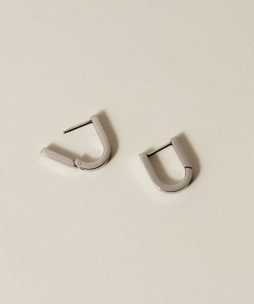 novice（ノーヴィス）の「【novice】U Hoop Pierce［Stainless］（ピアス（両耳用）・レディース・シルバー/ゴールド・FREE）」の10枚目の写真