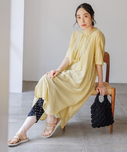 studio CLIP（スタディオクリップ）の「マクラメ編みショルダーバッグ（トートバッグ・レディース・ブラック/ブルー/ピンク/ベージュ・FREE）」の5枚目の写真