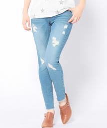 Another Edition | クラッシュスキニーデニム2/AEBC CRASH SKINY DNMⅡ(デニムパンツ)