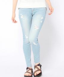 Another Edition | クラッシュスキニーデニム2/AEBC CRASH SKINY DNMⅡ◆(デニムパンツ)