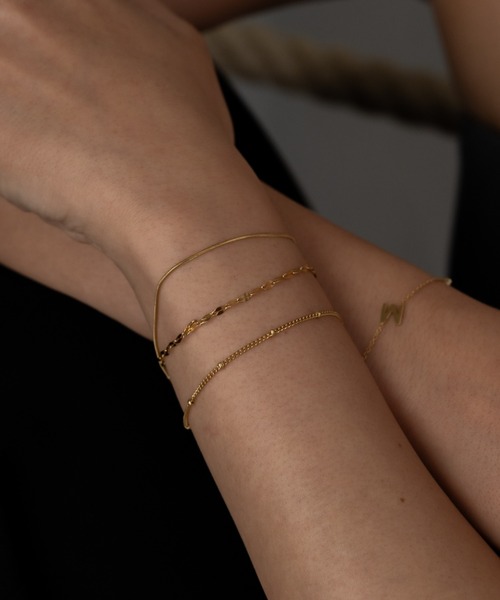 ebine(エビネ)の「Dot Chain Bracelet 金属アレルギー対応 サージカルステンレス(ブレスレット・レディース・ゴールド/ピンクゴールド/シルバー・FREE)」の11枚目の写真