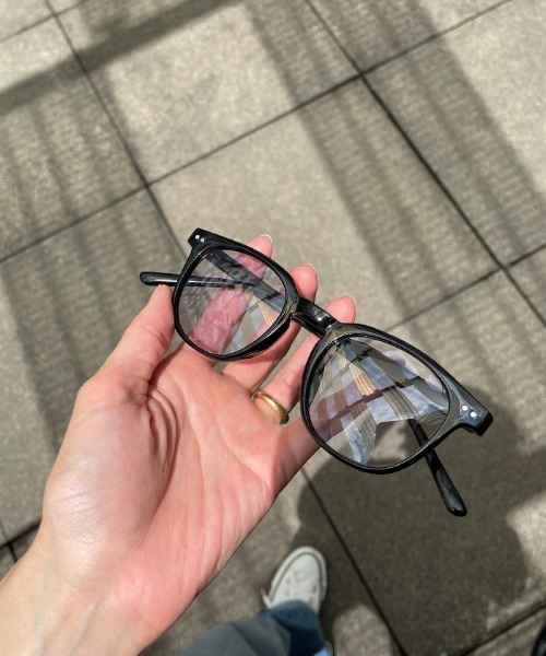 Futier land（フューティアランド）の「UV調光ウェリントン眼鏡兼サングラス（サングラス・レディース・ブラック/グレー/その他/クリア・FREE）」の20枚目の写真