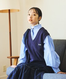 FREAK'S STORE | TOWN CRAFT × FREAK'S STORE/タウンクラフト  別注 Vネック ベスト(ベスト)