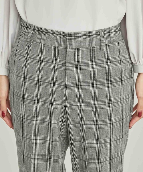 ROPE' PICNIC（ロペピクニック）の「リンクコーデ/チェックスティックパンツ（その他パンツ・レディース・ダークブラウン/オフホワイト・36/40/38）」の14枚目の写真