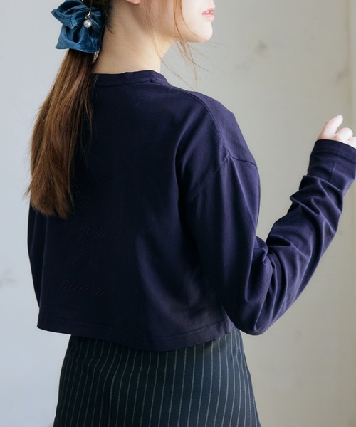Pomme d'amour クロップド ロンT（Tシャツ/カットソー
