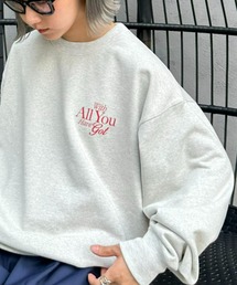 CIAOPANIC TYPY | 【ユニセックス】アソートプリント裏毛スウェットプルオーバー(スウェット)