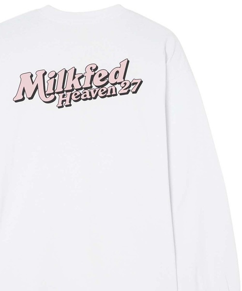 MILKFED.（ミルクフェド）の「MILKFED. H27 L/S TEE（Tシャツ/カットソー・レディース・ブラック/ホワイト/ピンク・M/L）」の2枚目の写真
