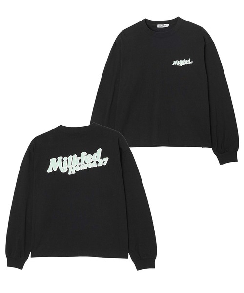 MILKFED.（ミルクフェド）の「MILKFED. H27 L/S TEE（Tシャツ/カットソー・レディース・ブラック/ホワイト/ピンク・M/L）」の6枚目の写真