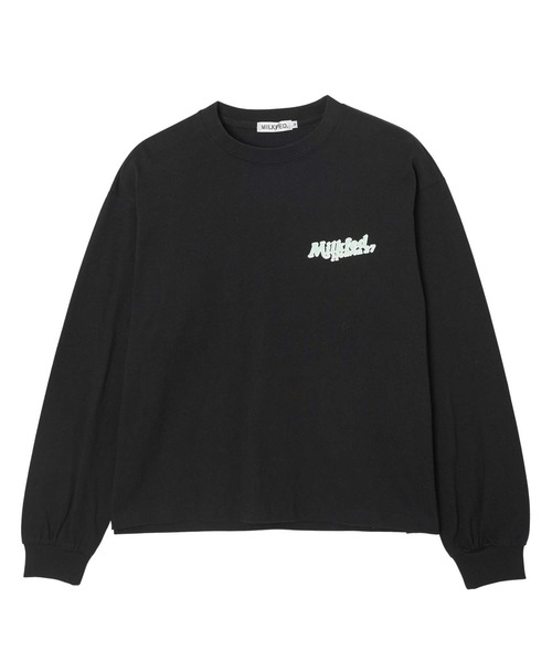 MILKFED.（ミルクフェド）の「MILKFED. H27 L/S TEE（Tシャツ/カットソー・レディース・ブラック/ホワイト/ピンク・M/L）」の4枚目の写真