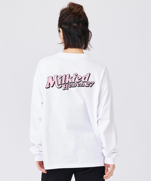 MILKFED.（ミルクフェド）の「MILKFED. H27 L/S TEE（Tシャツ/カットソー・レディース・ブラック/ホワイト/ピンク・M/L）」の18枚目の写真