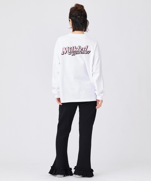 MILKFED.（ミルクフェド）の「MILKFED. H27 L/S TEE（Tシャツ/カットソー・レディース・ブラック/ホワイト/ピンク・M/L）」の20枚目の写真