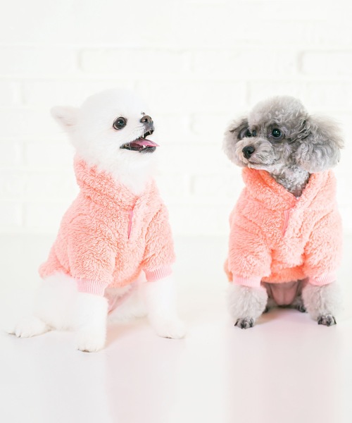 Best Friends ベストフレンズ：犬服 もこもこパーカー（ペットウェア