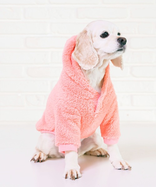 Best Friends ベストフレンズ：犬服 もこもこパーカー（ペットウェア