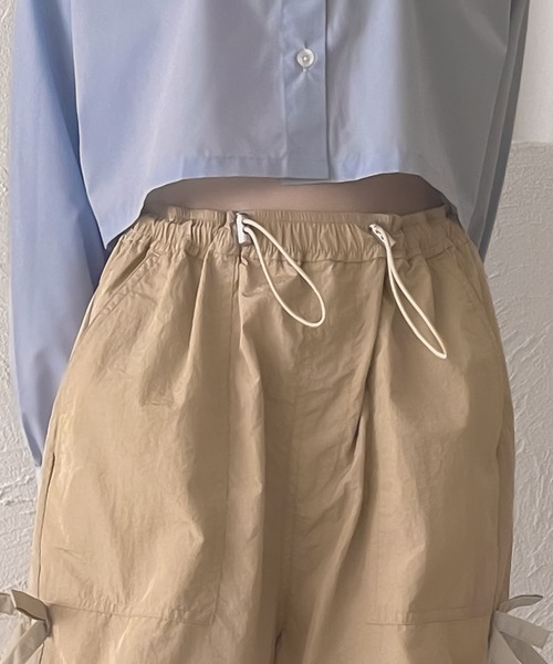 shrita（シュリータ）の「【shrita】サイドリボンカーゴパンツ（カーゴパンツ・キッズ・ベージュ/ブラック/ピンク・S/L/M）」の14枚目の写真