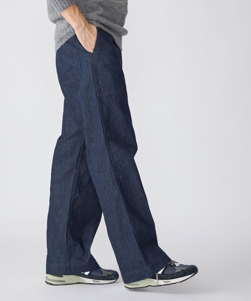 シップス（SHIPS）/SHIPS STANDARD: デニム ワイド トラウザーズ SHIPS（シップス）の「SHIPS STANDARD: デニム ワイド トラウザーズ