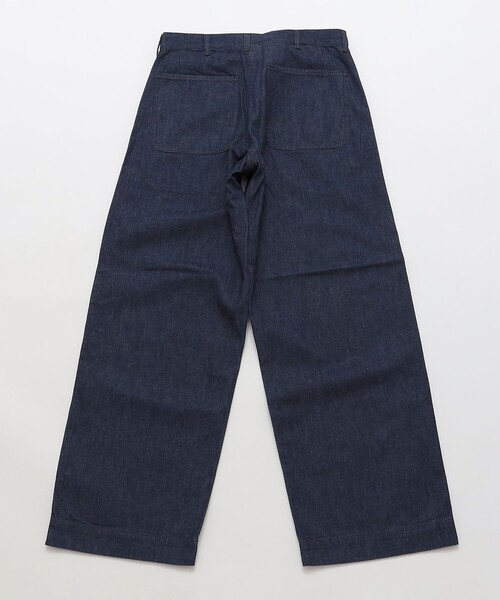 SHIPS（シップス）の「SHIPS STANDARD: デニム ワイド トラウザーズ