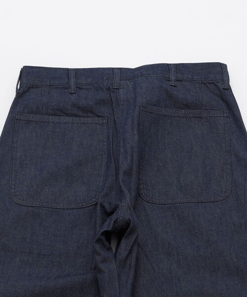 SHIPS（シップス）の「SHIPS STANDARD: デニム ワイド トラウザーズ