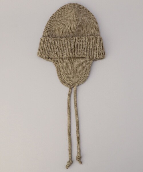 FREAK'S STORE（フリークスストア）の「RACAL/ラカル Ear knit watch/イヤー ニットワッチ/ニットキャップ/ビーニー（ニットキャップ/ビーニー・レディース・ベージュ/ライトグレー/オレンジ/チャコールグレー/ブラウン/ブラック/ナチュラル・ONE SIZE）」の5枚目の写真