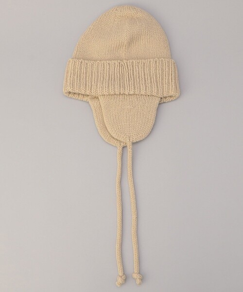 FREAK'S STORE（フリークスストア）の「RACAL/ラカル Ear knit watch/イヤー ニットワッチ/ニットキャップ/ビーニー（ニットキャップ/ビーニー・レディース・ベージュ/ライトグレー/オレンジ/チャコールグレー/ブラウン/ブラック/ナチュラル・ONE SIZE）」の6枚目の写真