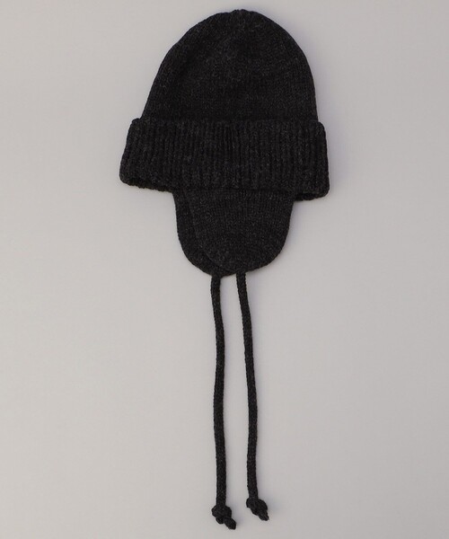 FREAK'S STORE（フリークスストア）の「RACAL/ラカル Ear knit watch/イヤー ニットワッチ/ニットキャップ/ビーニー（ニットキャップ/ビーニー・レディース・ベージュ/ライトグレー/オレンジ/チャコールグレー/ブラウン/ブラック/ナチュラル・ONE SIZE）」の3枚目の写真