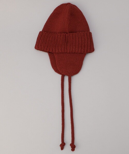 FREAK'S STORE（フリークスストア）の「RACAL/ラカル Ear knit watch/イヤー ニットワッチ/ニットキャップ/ビーニー（ニットキャップ/ビーニー・レディース・ベージュ/ライトグレー/オレンジ/チャコールグレー/ブラウン/ブラック/ナチュラル・ONE SIZE）」の7枚目の写真